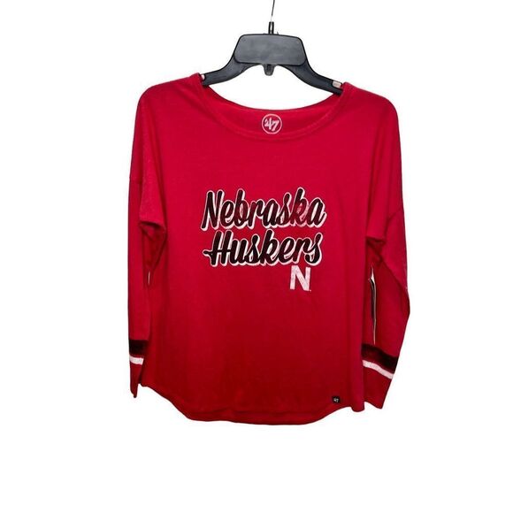 Women’s Nebraska Huskers LS T-shirt Top Sz Small Officially Licensed BNWT - Picture 1 of 4